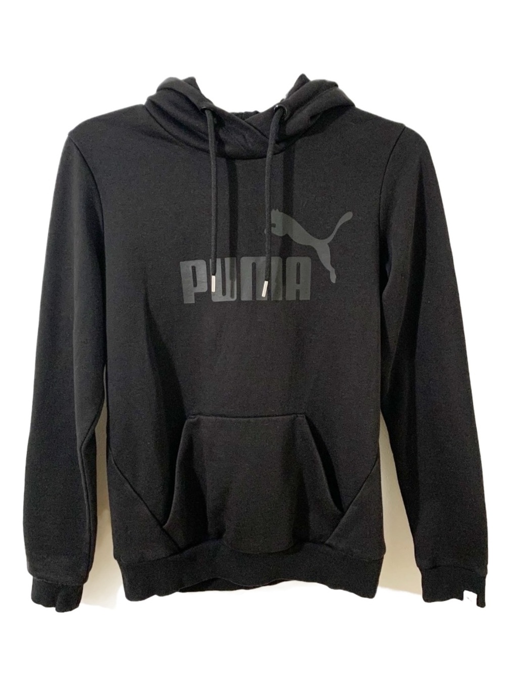 Puma Graphic Hoodie Sweatshirt Long Sleeve Kangaroo Pocket Drawstring Hood ⬛️